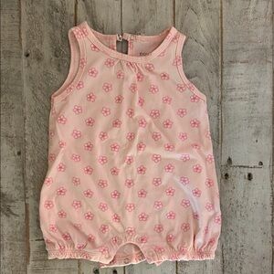 Pink Floral Kids Bodysuit